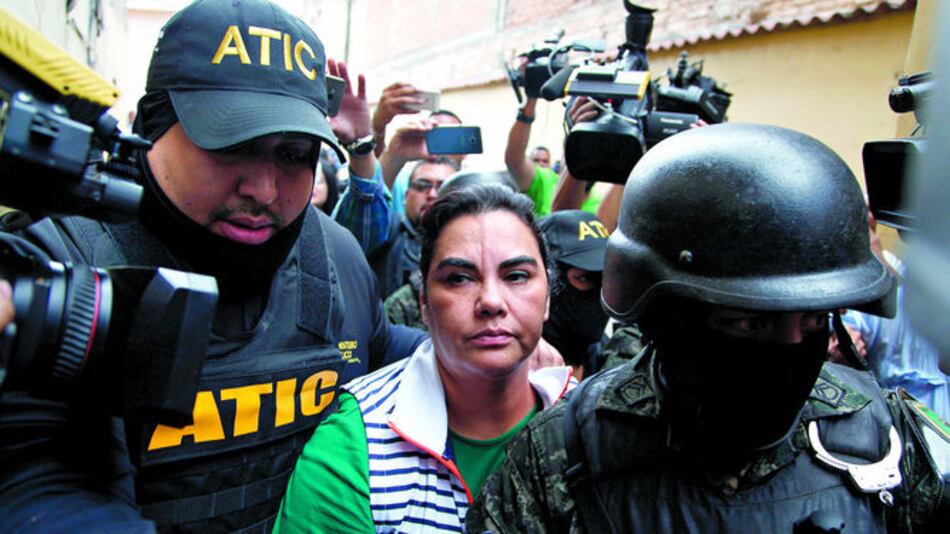 Detienen a ex primera dama hondureña
