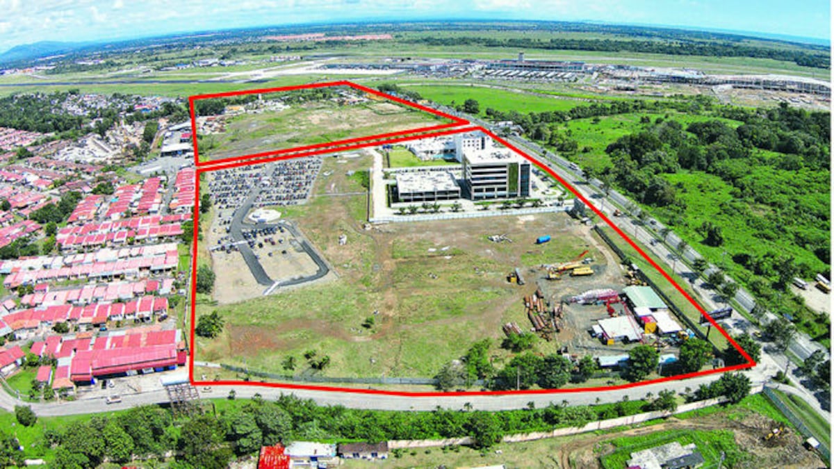 Dos de los tres globos de 21 hectáreas (lotes 2 y 3 en rojo del mapa inferior), arrendados al Consorcio Pacífico Atlántico, contrato en el que la institución perdió $8.5