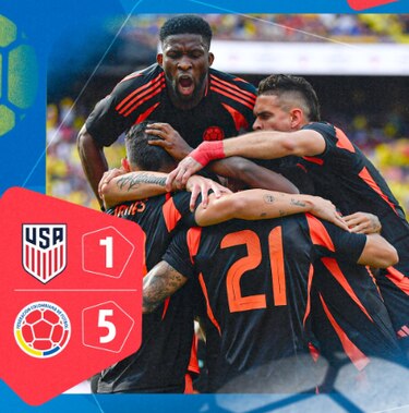 Colombia golea a Estados Unidos y se ilusiona con la Copa América