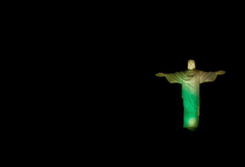El Cristo Redentor de Río se vestirá con los colores de Brasil en el Mundial