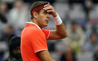 Del Potro confirma fractura de rótula y su retorno es incierto