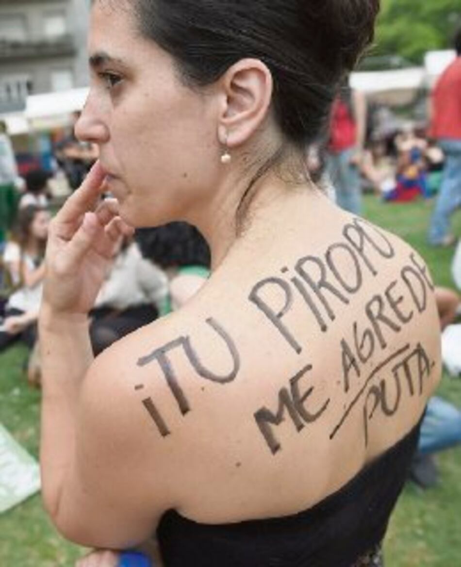 Protestan contra los piropos machistas