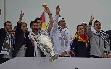 Real Madrid festeja la undécima copa en las calles