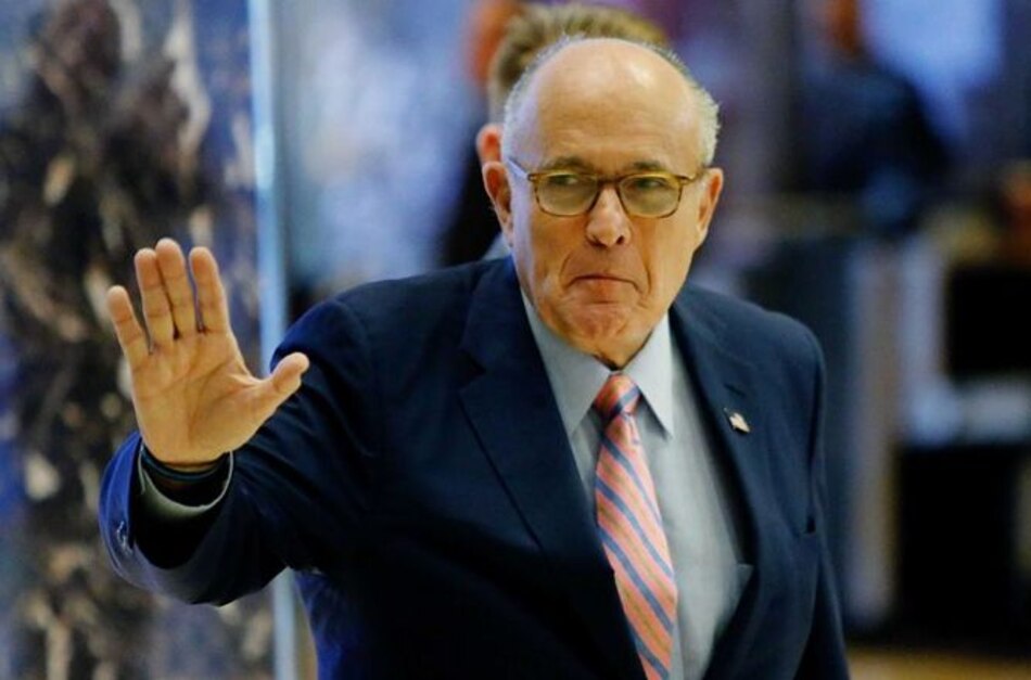 Donald Trump anuncia que exalcalde Rudy Giuliani no integrará su gabinete