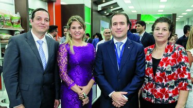 Inauguración del pabellón de Costa Rica en Expocomer