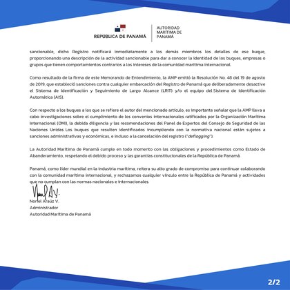 Denuncian la conexión Irán-Panamá en buques petroleros