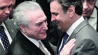 Neves recupera mandato de senador pese a denuncia de corrupción