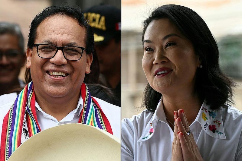 Elecciones en Perú: Roberto Sánchez supera a Keiko Fujimori en el reñido recuento de votos para la presidencia