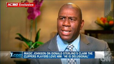 Magic Johnson replica a Sterling: 'Vive en la Edad de Piedra'