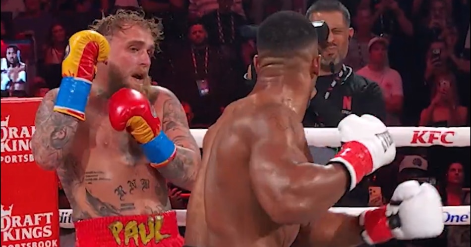 Anthony Joshua noquea a Jake Paul en el sexto asalto