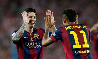Con Messi y Neymar, Barcelona trata de enderezar el rumbo