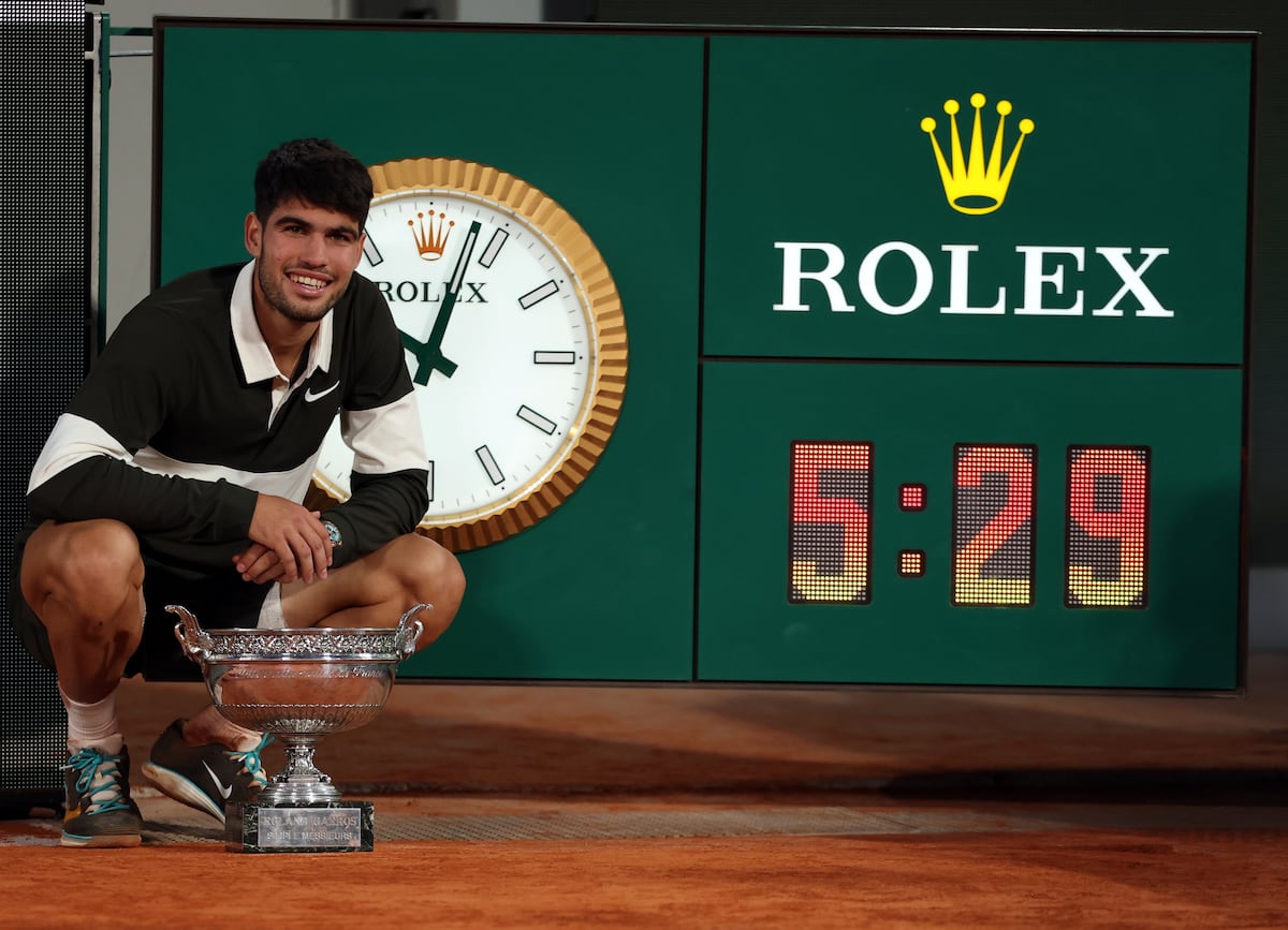 Carlos Alcaraz es baja en Roma y Roland Garros