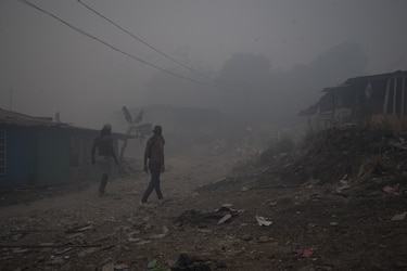 Atienden a 27 personas afectadas por el humo tóxico que emana de cerro Patacón