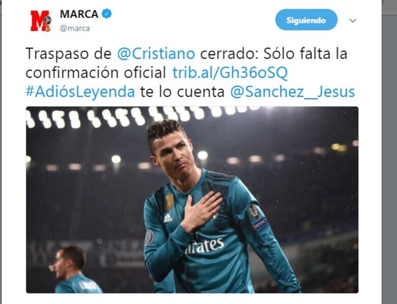 En España dan por cerrado el pase de Cristiano al Juventus