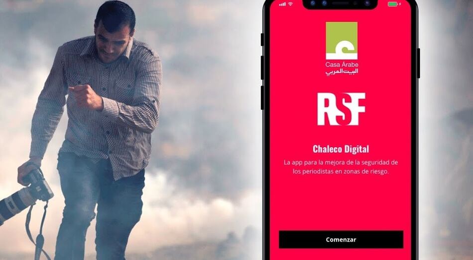Reporteros Sin Fronteras lanza la aplicación ‘Chaleco Digital’ para proteger a los periodistas en peligro