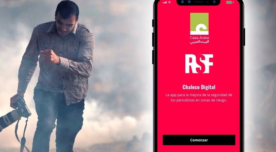 Reporteros Sin Fronteras lanza la aplicación ‘Chaleco Digital’ para proteger a los periodistas en peligro