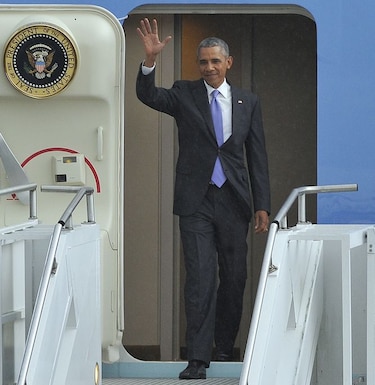 Barack Obama llega a Etiopía