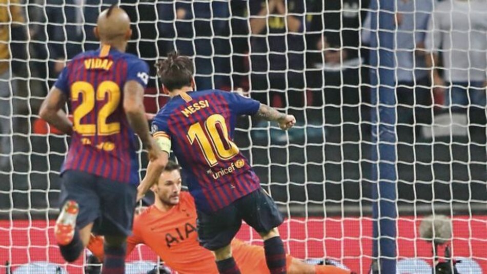 Barcelona fue contundente con goles ante el Tottenham
