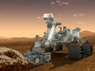 Investigar, fotografiar, celebrar: Un año del 'Curiosity' en Marte