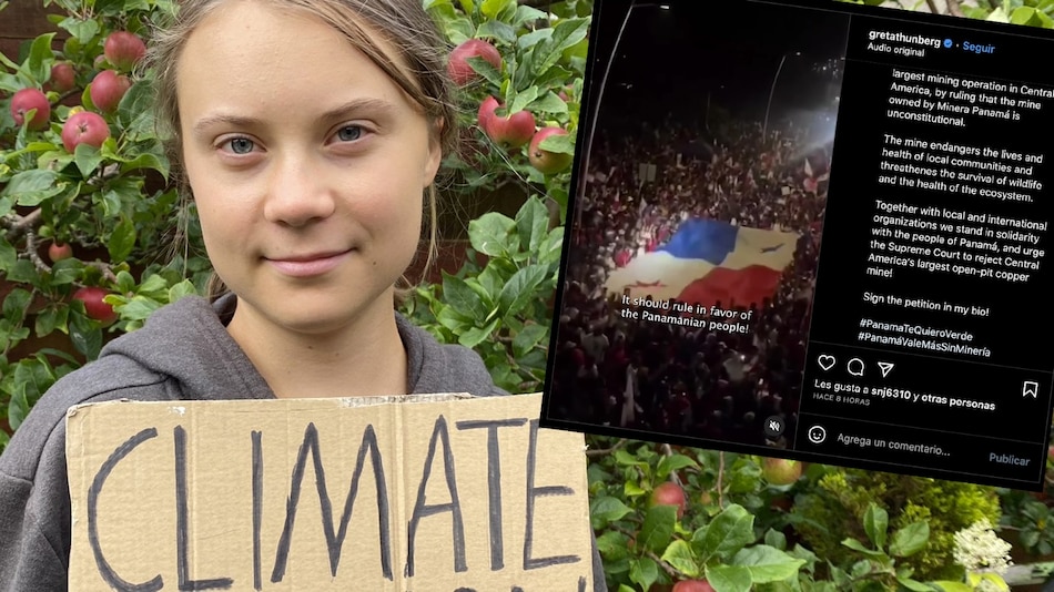 Greta Thunberg se suma a las voces que rechazan la mina en Donoso
