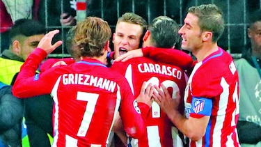 Atlético logró tres puntos de oro