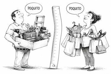 Acompañar a la esposa de compras: deporte extremo sin entrenamiento
