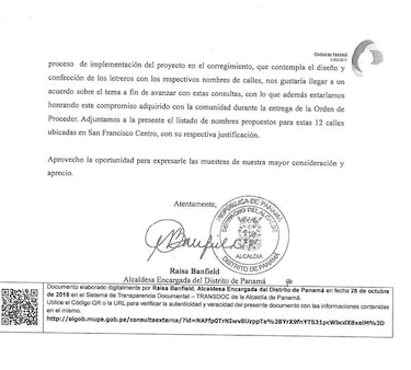 Dirección de Planificación Urbana prepara consulta para analizar plan de nomenclatura
