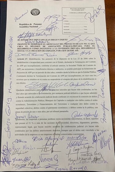 Pleno devuelve a segundo debate el proyecto de ley de Asociación Público Privada