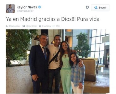 Keylor Navas: 'Es una responsabilidad muy grande estar en el Real Madrid'