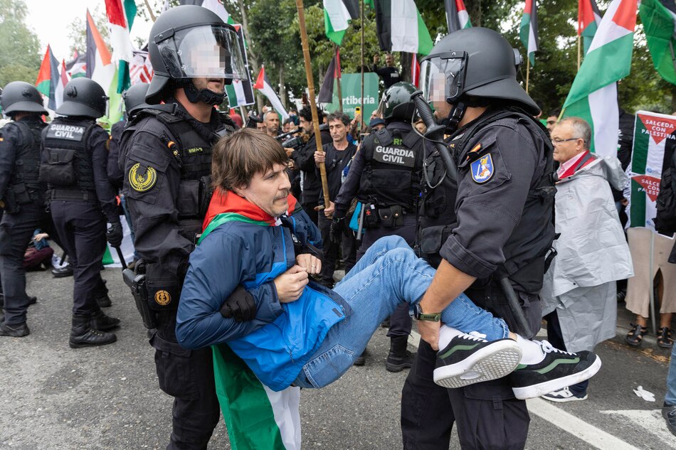Protestas contra Israel durante la Vuelta Ciclista inflaman el debate político en España