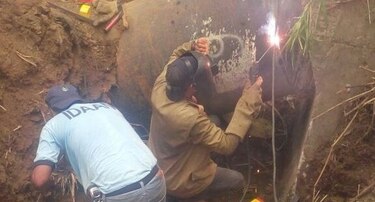 Un avance del 80% tiene la reparación de la tubería que abastece Panamá este