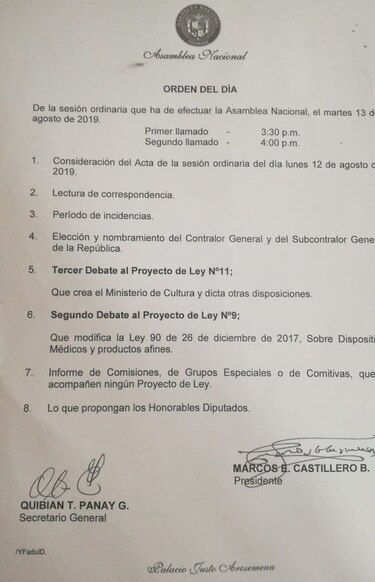 Asamblea Nacional se dispone a elegir al nuevo contralor esta tarde