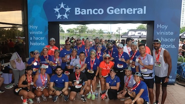 Banco General acompañó la primera edición del Panama City Marathon