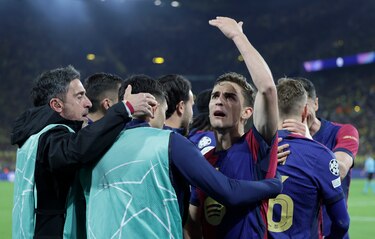 Dulce derrota del Barcelona en Dortmund, que vuelve seis años después a semifinales