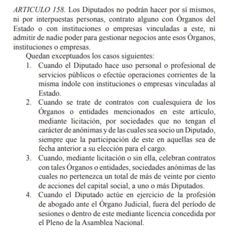 Diputados y el conflicto de interés, nuevo escándalo en la Asamblea Nacional