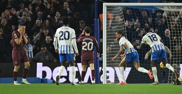 El Brighton agudiza la crisis del Manchester City