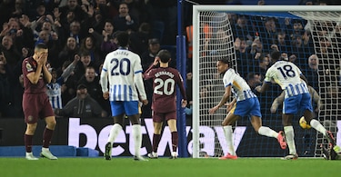 El Brighton agudiza la crisis del Manchester City