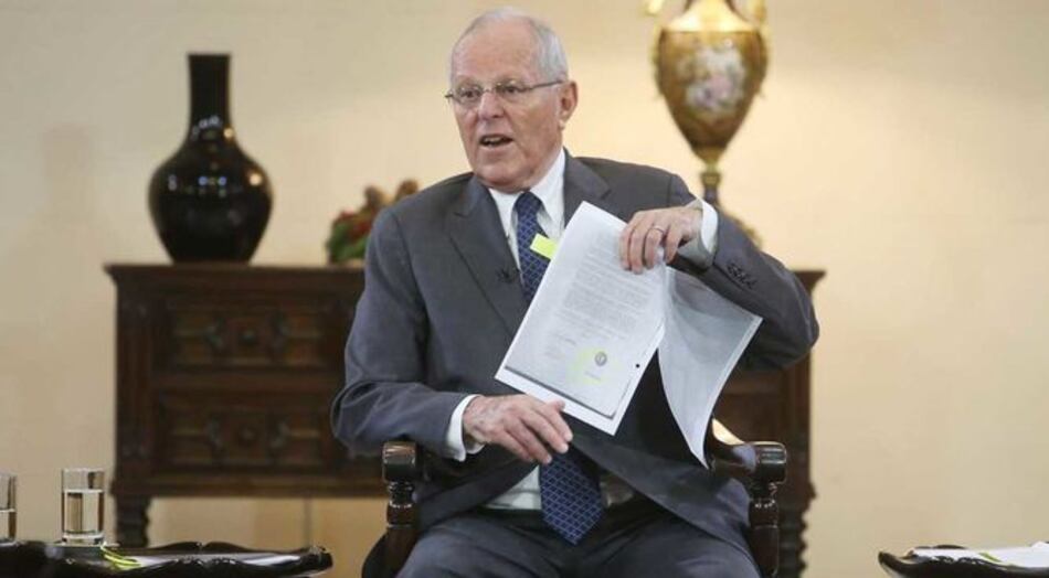 Kuczynski pide a la OEA enviar observador para su proceso de destitución
