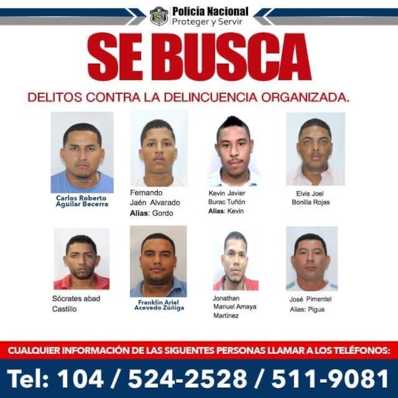 Ocho personas se mantienen en la lista de los más buscados en la operación Damasco