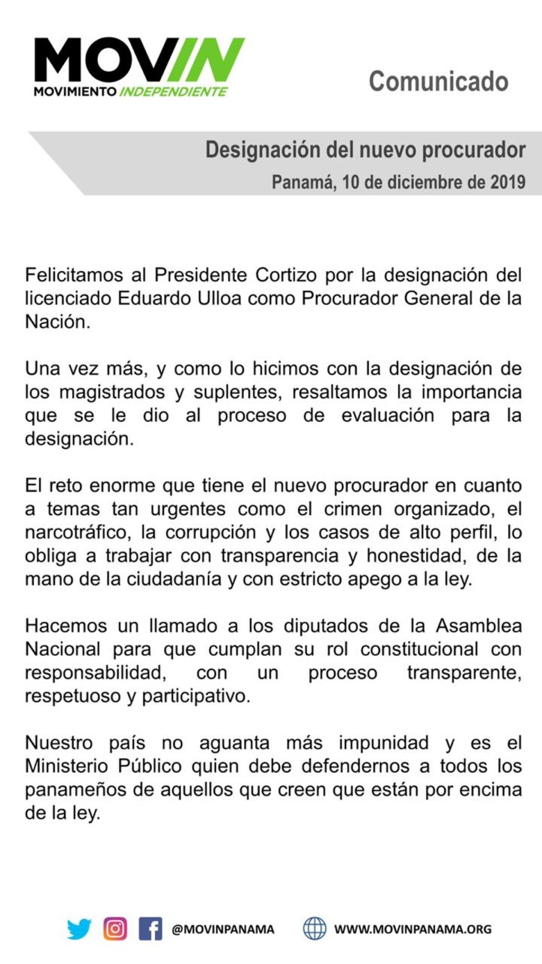 El exfiscal Eduardo Ulloa es designado procurador de la Nación hasta el 2024