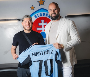 Cristian Martínez firma por tres temporadas con el Slovan Bratislava 