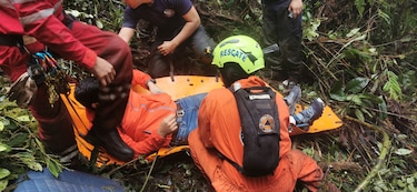 Rescatan a los seis heridos del accidente de helicóptero en zona montañosa en Chiriquí
