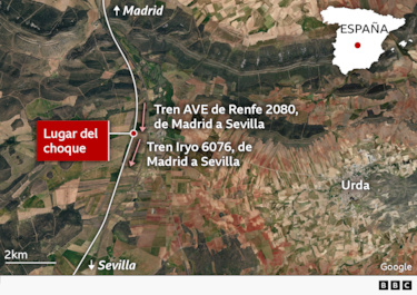 ‘Reanude con marcha normal’: qué dicen las grabaciones de las llamadas entre el operador y los maquinistas de los trenes que chocaron en España