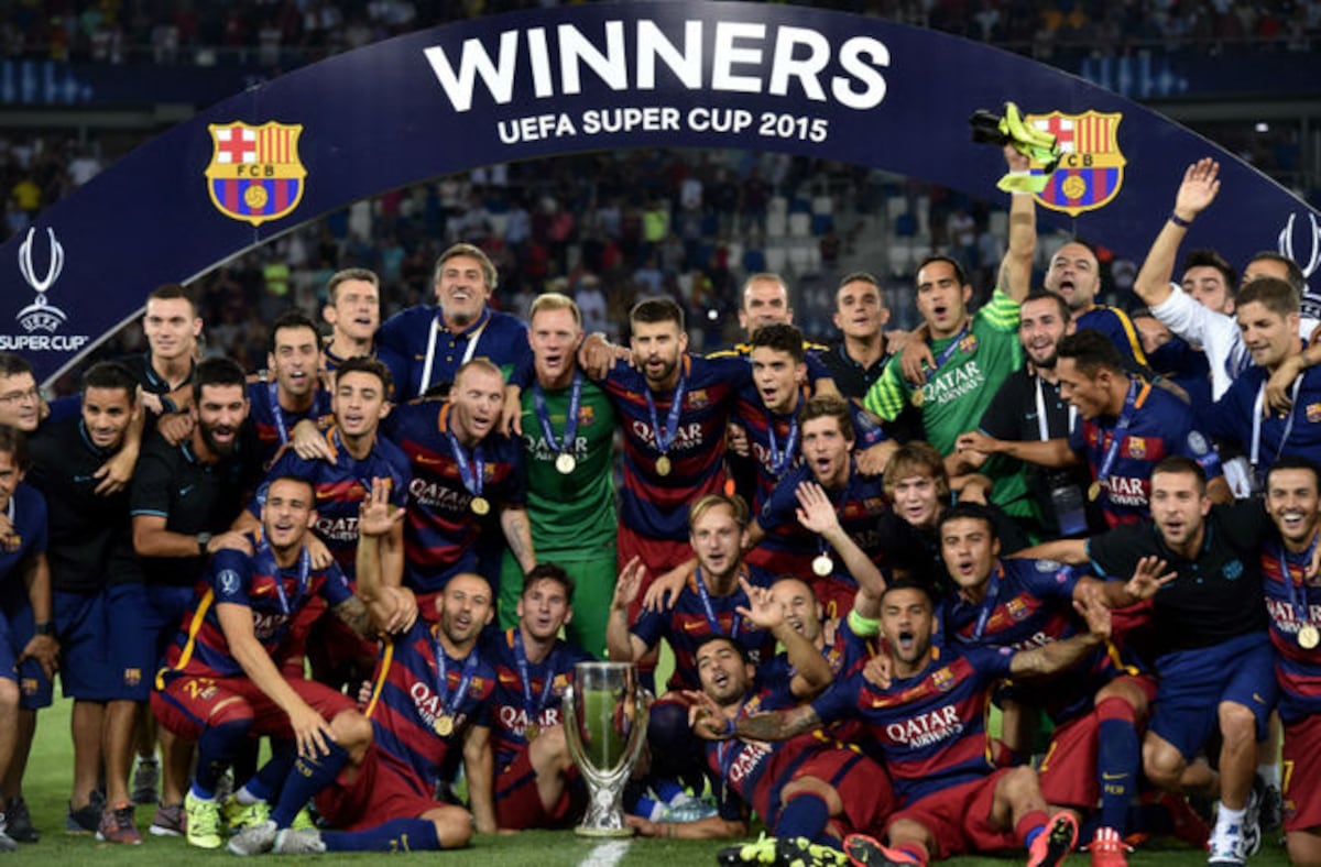 Barcelona vence al Sevilla en la prórroga y gana la Supercopa de Europa