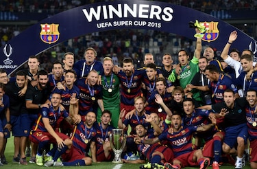 Barcelona vence al Sevilla en la prórroga y gana la Supercopa de Europa