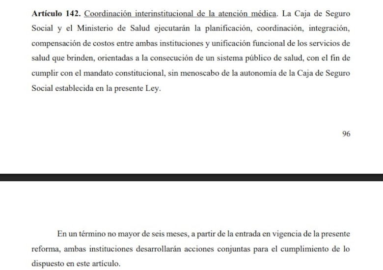 Gobierno crea Comisión para integrar los servicios de salud del Minsa y la CSS