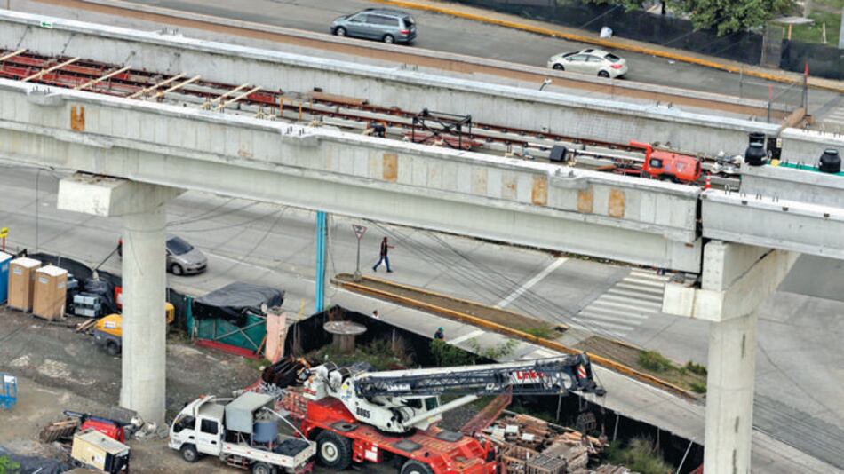 Línea 2 del Metro de Panamá tiene un 80% de avance