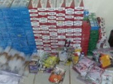 Decomisan maletines con armas y bebidas alcohólicas en La Joya