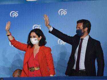 La derecha arrasa en las elecciones regionales de Madrid