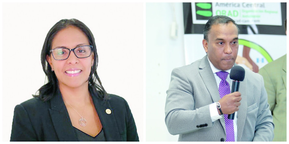Damaris Young y Saúl Saucedo, candidatos al COP